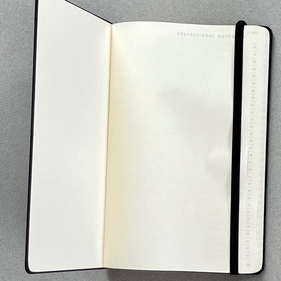 3 Moleskine Professional Notebook-Pro Collection Hardcover, XL-7.5"x.9.25", 192p - Picture 5 of 5